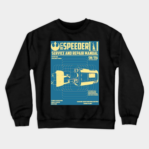 SPEEDER Crewneck Sweatshirt by KARMADESIGNER T-SHIRT SHOP